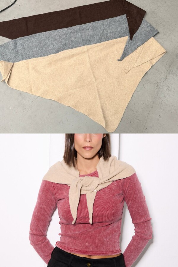 Pañuelo Knit Beige