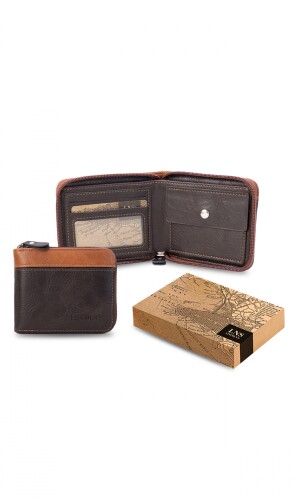 BILLETERA UPSILON TABACO CON WHISKY