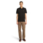Polo Oyster River Manga Corta Regular Fit Hombre Black-Pavement