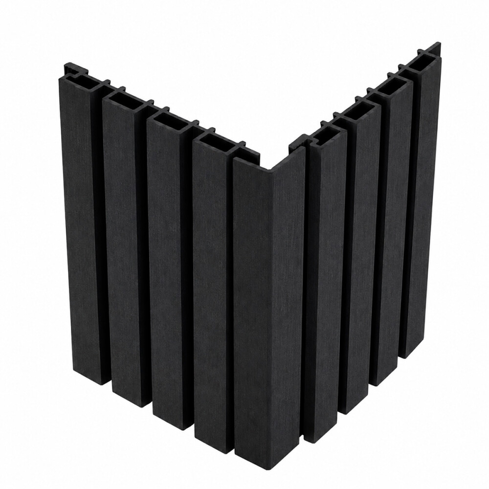 CANTONERA PARA WPC BLACK HABITARE / 2900x40x50mm. Cantonera Para Wpc Black Habitare / 2900x40x50mm.