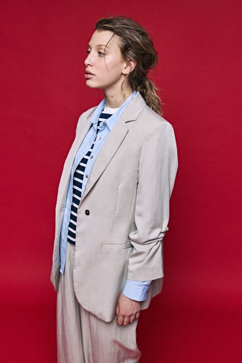 BLAZER LISSE BEIGE Beige