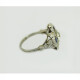 Anillo Platino Con Brillantes Y Zafiros Sintéticos Anillo Platino Con Brillantes Y Zafiros Sintéticos
