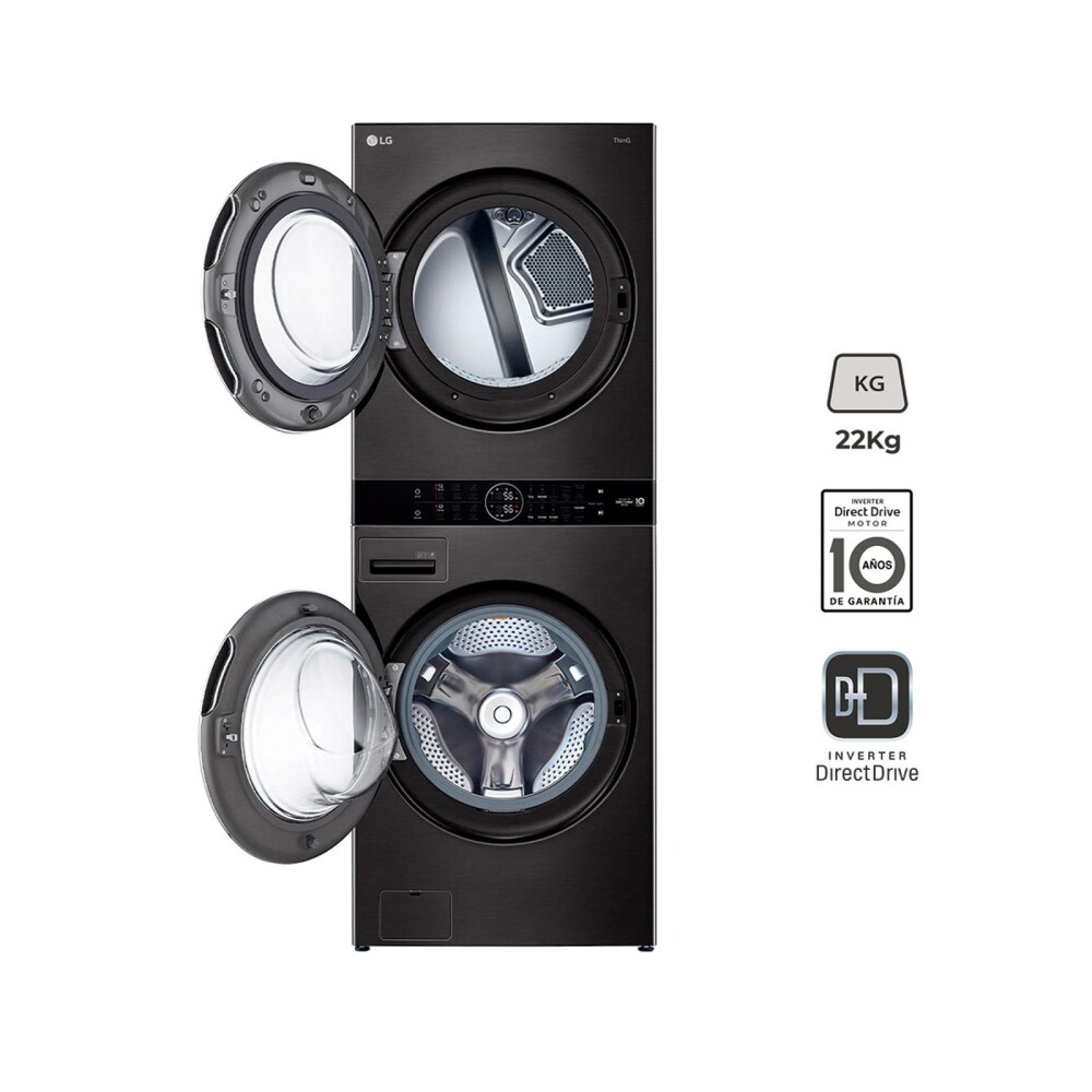 TORRE LAVADO Y SECADO LG 22-KG WK22BS6