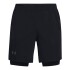 Short de Hombre Under Armour Launch Run 2 en 1 Negro