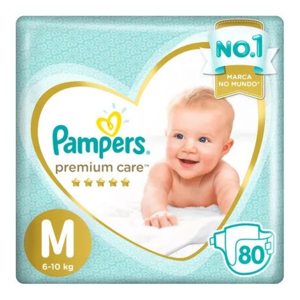 Pañales Pampers Premium Care Talle M 80 Uds. 