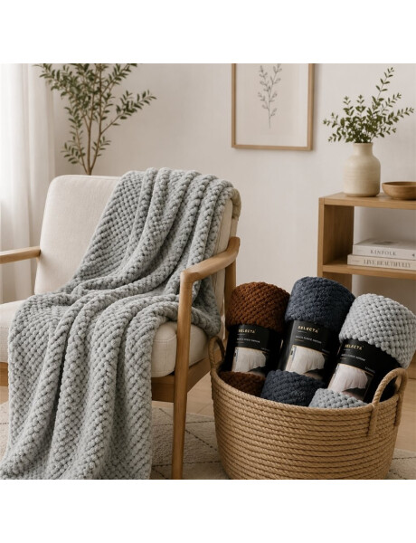MANTA FLEECE WAFFLE 150x200CM SURTIDO MANTA FLEECE WAFFLE 150x200CM SURTIDO
