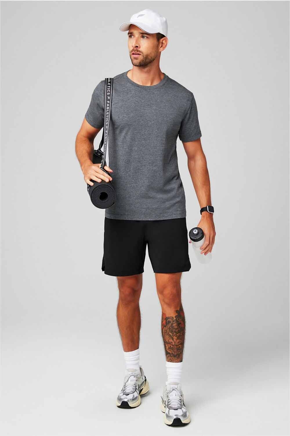 Polo Training The 24-7 Tee Hombre Charcoal Heather