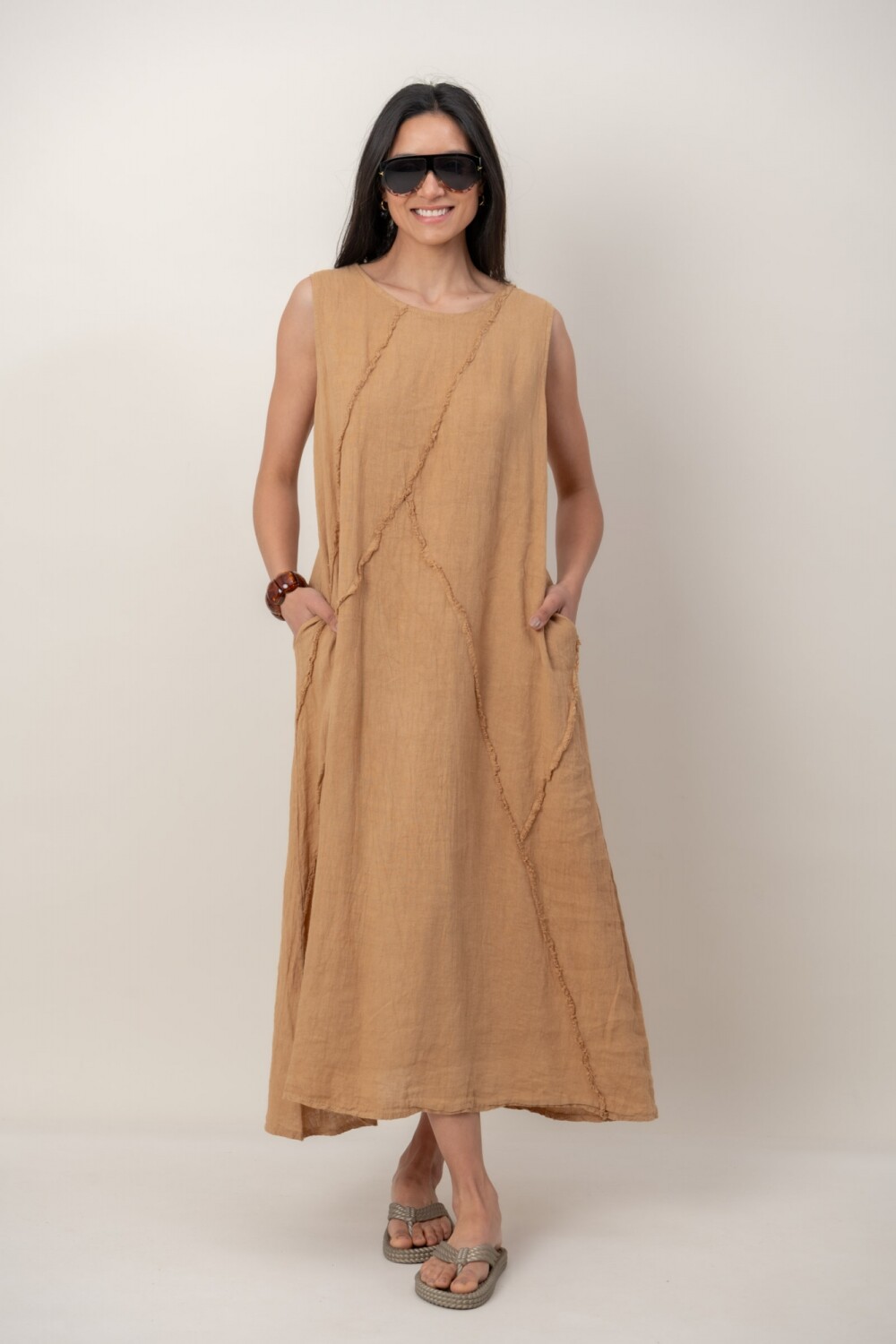 VESTIDO TIALLI Camel