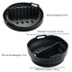 Bandeja Silicona Airfryer con fondo desmontable Redonda 21x7,10 cm Sin Color