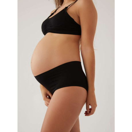 Bikini alta sin costura Negro