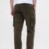 V-STRAIGHT CARGO PANT BLACK MOSS
