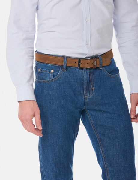 PANTALÓN DE JEAN CLÁSICO Azul