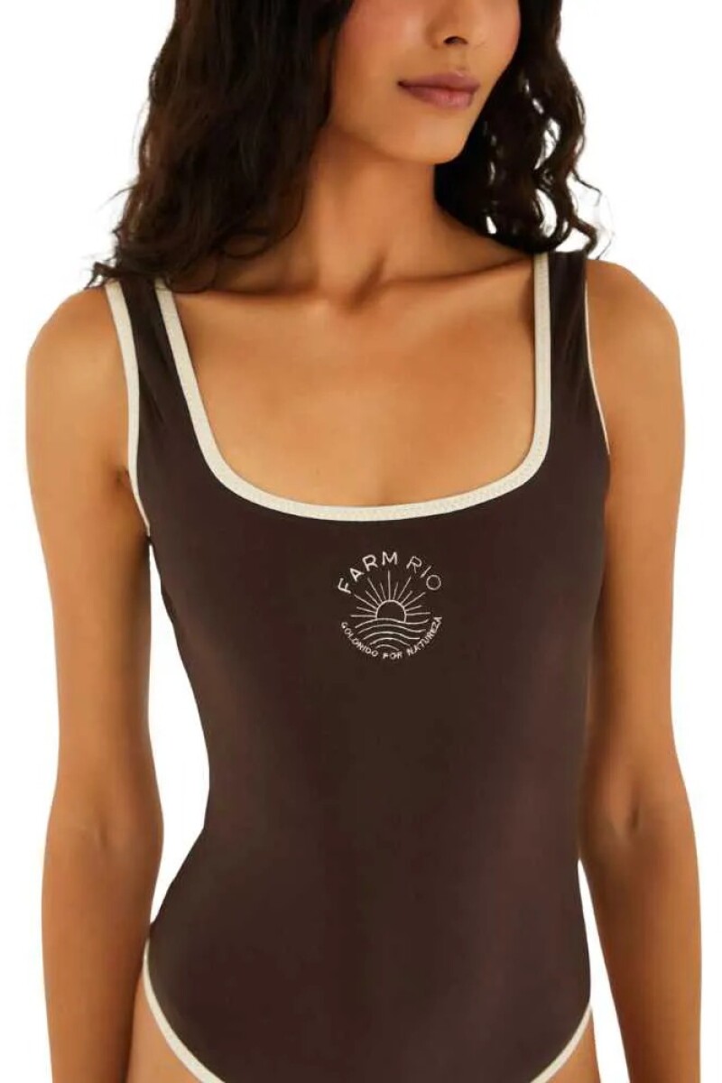 TRAJE DE BAÑO Marron