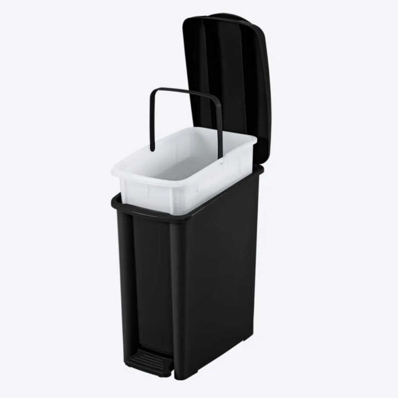 Papelera Basurero Con Pedal Rimax - 10 litros Negro