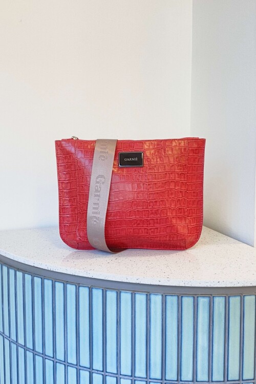 Bandolera Laura Crocco Rojo
