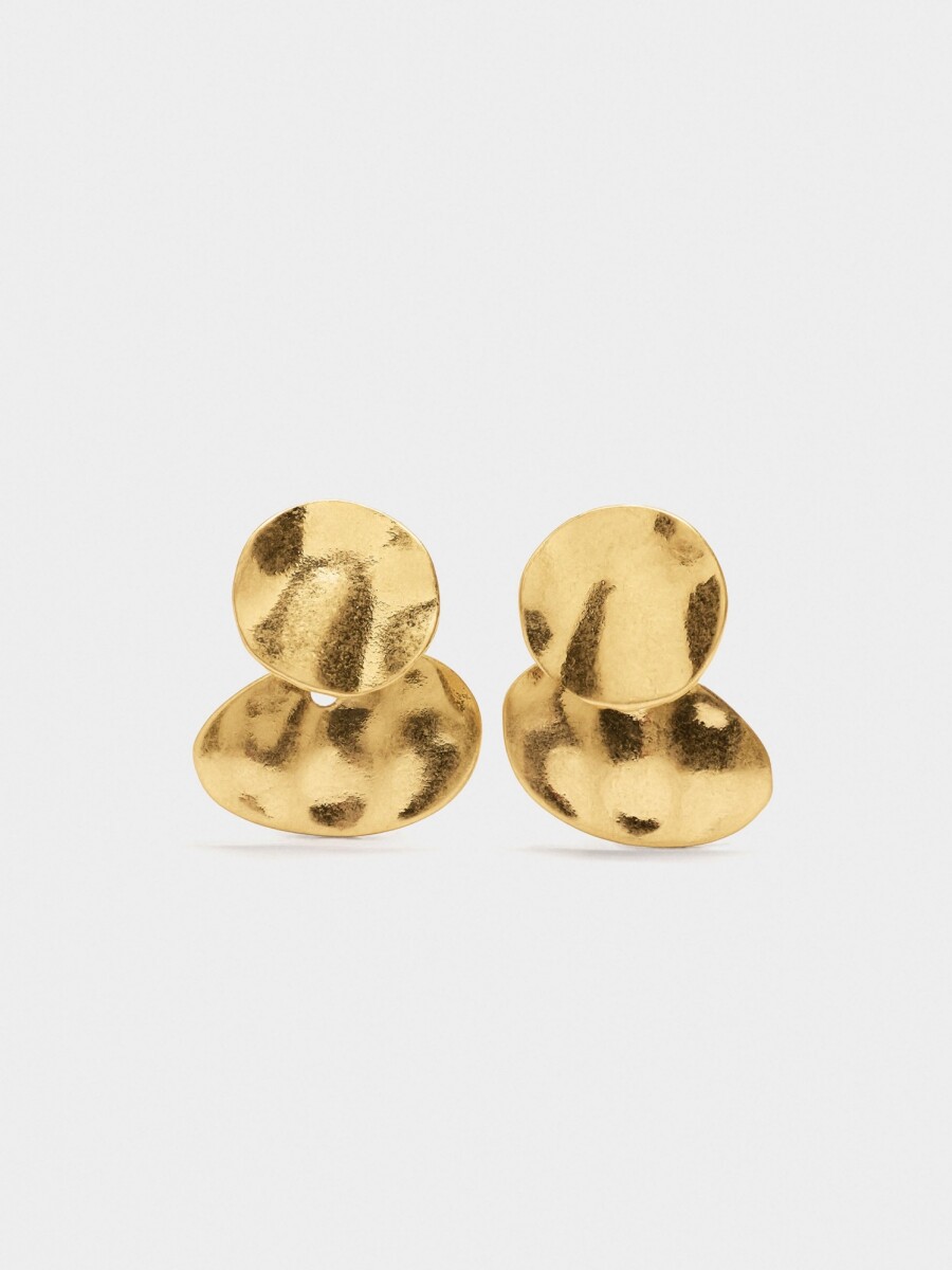 Pendientes Cortos Redondos dorado