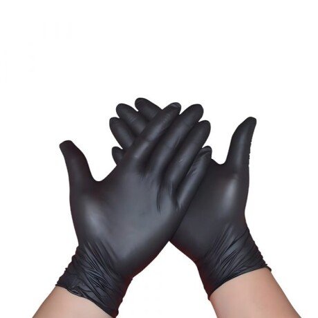 Caja de 100 Guantes de Nitrilo Modern NEGRO