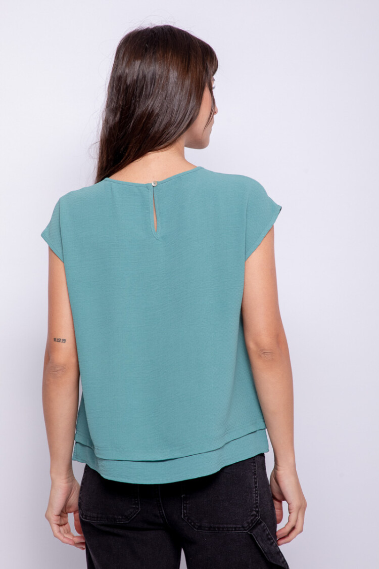 BLUSA COPERNIC Agua Marina