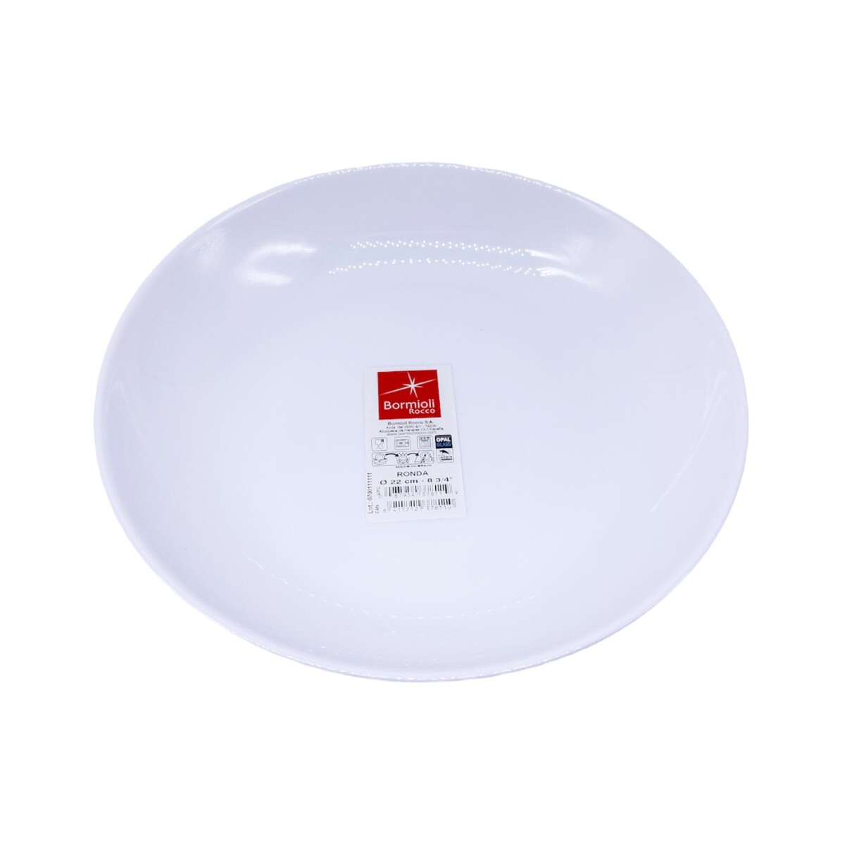 Plato Hondo x12 22cm Bormioli 