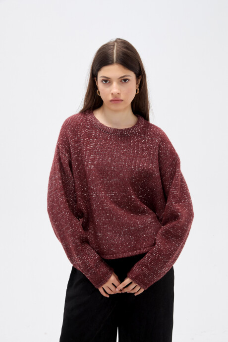 Sweater Ramin Bordeaux Melange