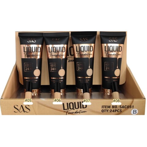 SAS BASE LIQUIDA 4 TONOS 40ml Sas Base Liquida 4 Tonos 40ml