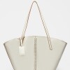 Shopper Neo Craft en cuero charol Natural