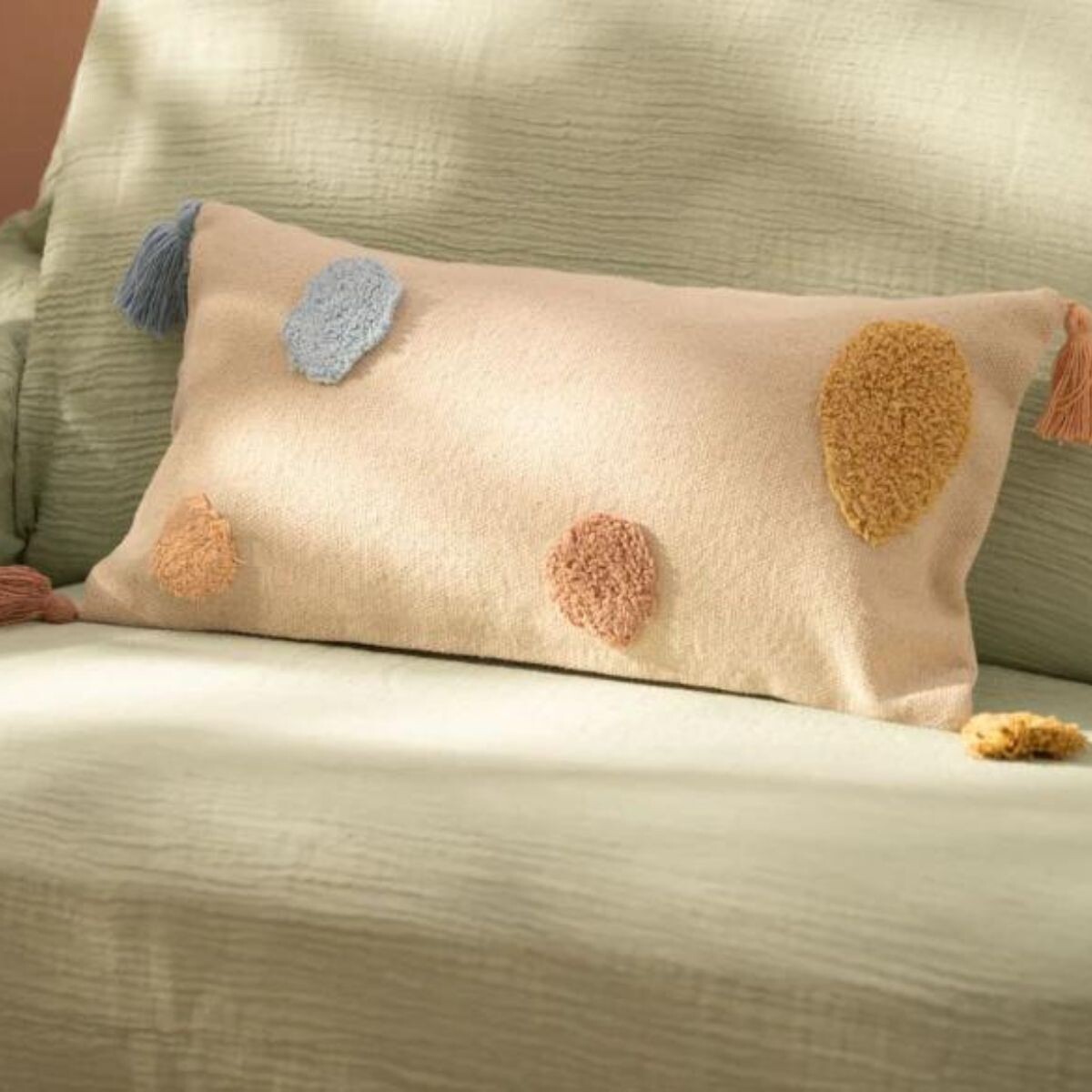 Funda de almohadón LOLO Beige 