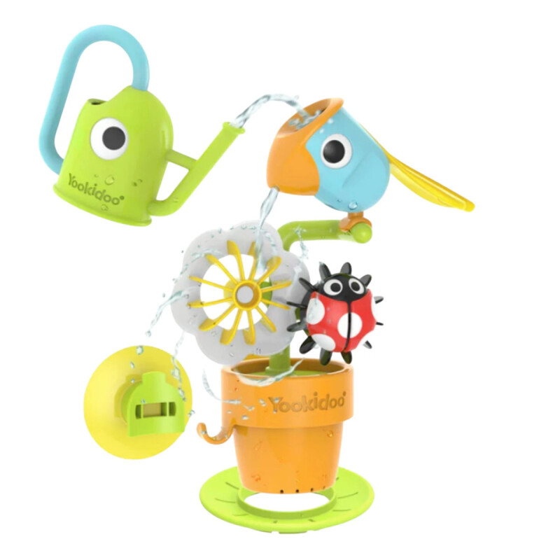Juego de Baño Pour n Spin Tipping Bird Yookidoo Juego de Baño Pour n Spin Tipping Bird Yookidoo