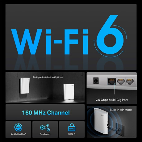 Repetidor Wifi Tp-link RE900XD 2,4GHZ/5GHZ AX6000 001