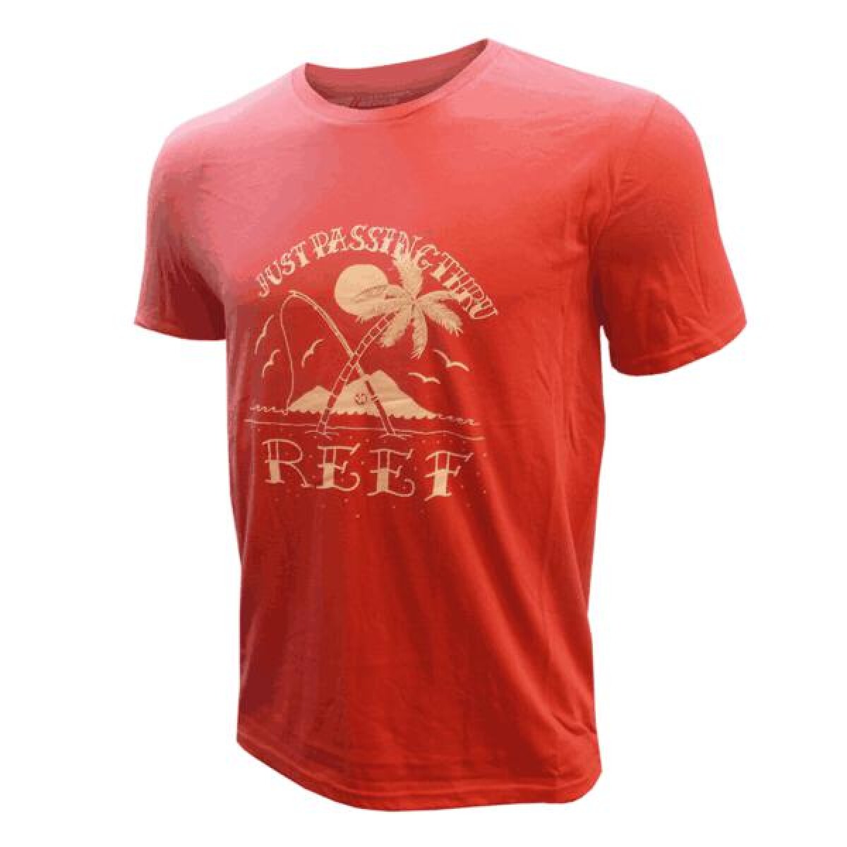 Remera Reef de Hombre - MPOV1907ROJOMEDIO - ROJO MEDIO 