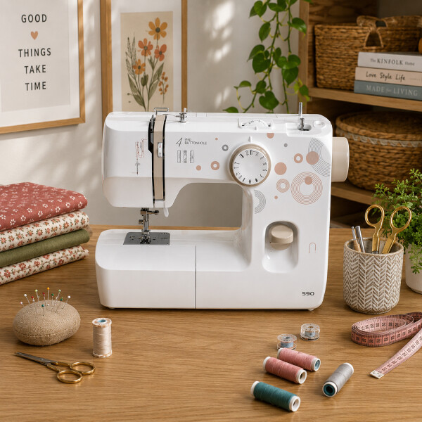 Máquina De Coser Telefunken 12 Puntadas Tlfeco 590 MAQUINA DE COSER TELEFUNKEN TLFECO590