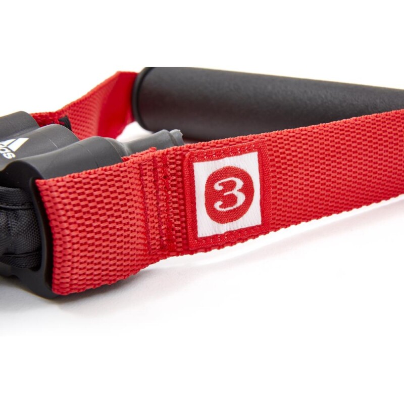 Banda Elástica De Resistencia Intensa Adidas Rojo