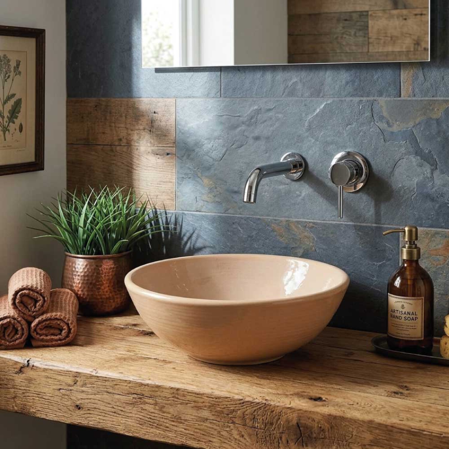 Bacha de Apoyo Semiesfera Humo — Bagno & Company