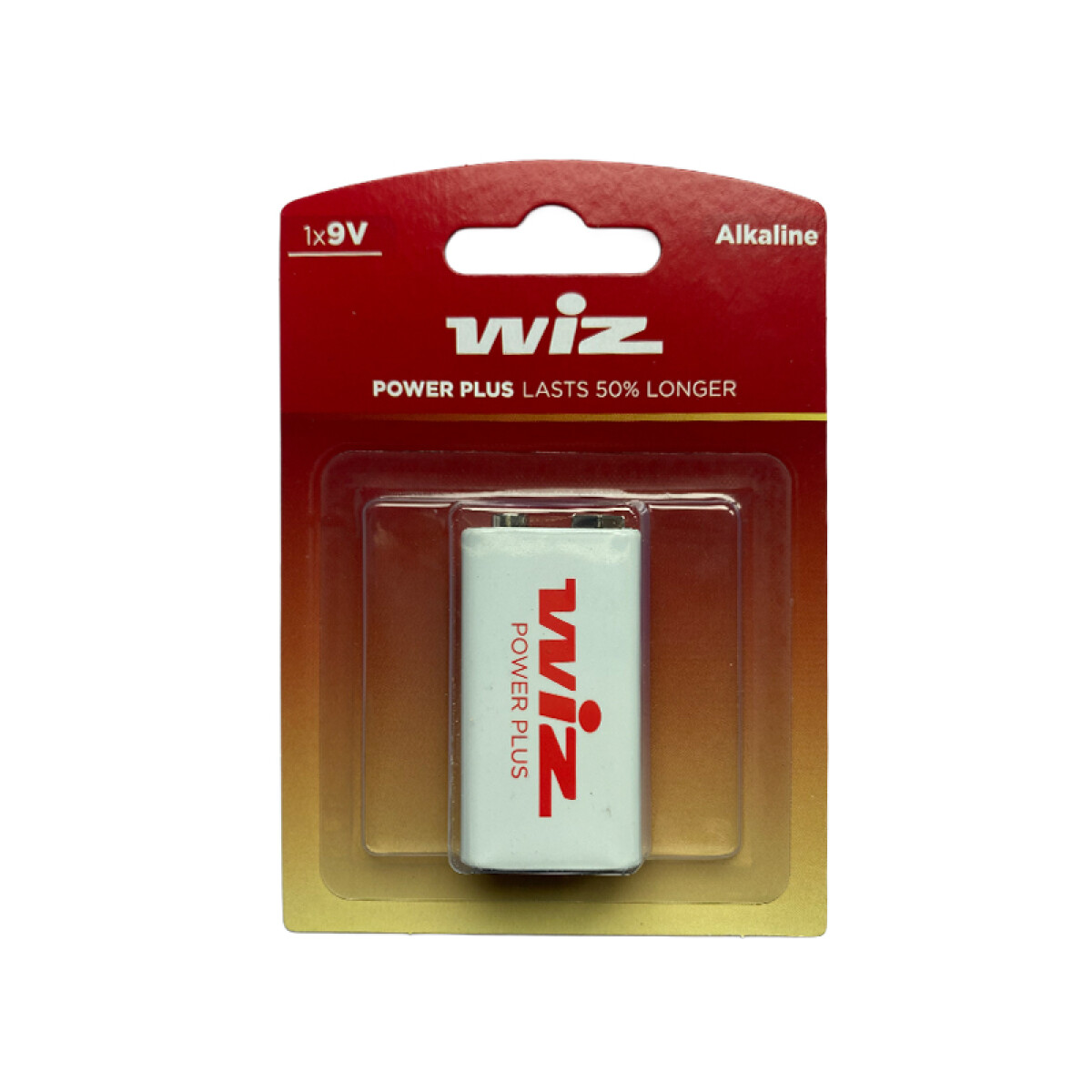 Batería alcalina 9V 620mAh 1 unidad - WZ0108 