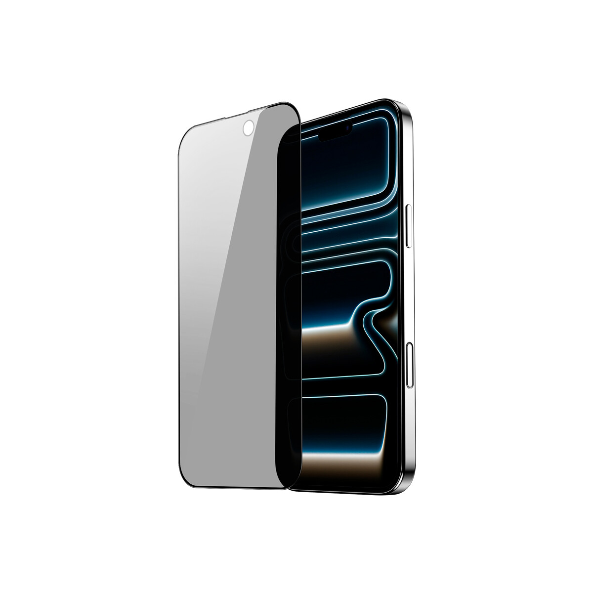 Vidrio templado privado para iPhone 17 Pro Max 