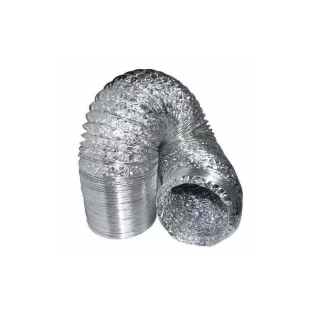 Tubo extensible aluminio ventilación 300 x 5mts Tubo Extensible Aluminio Ventilación 300 X 5mts