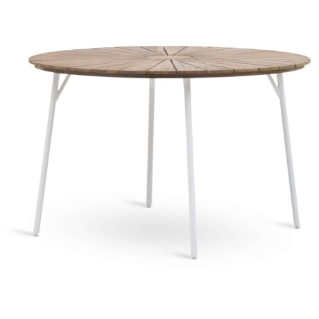 Mesa De Jardin Bastrup Ø120 Mad Dura/Blanco