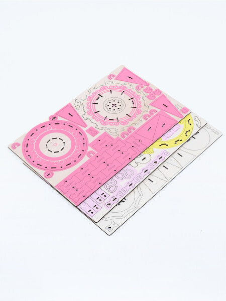PUZZLES 3D CARRUSEL ROSADO