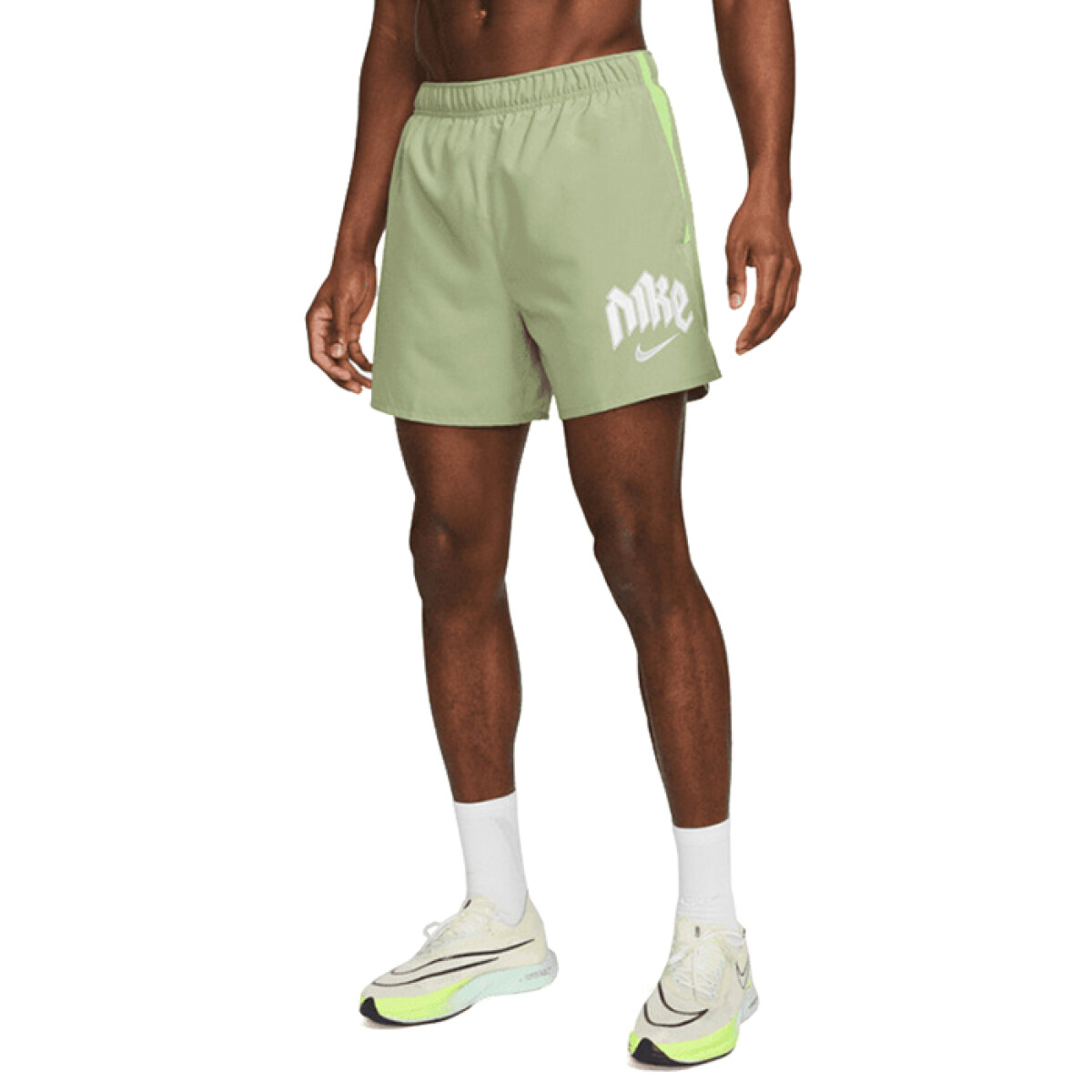 Short Nike Running de Hombre - DX0837-386 - Oliva 
