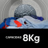 Secarropas De 8 Kg Xion Xi-sec80x-cu SECARROPAS XION 8K XI-SEC80X ********