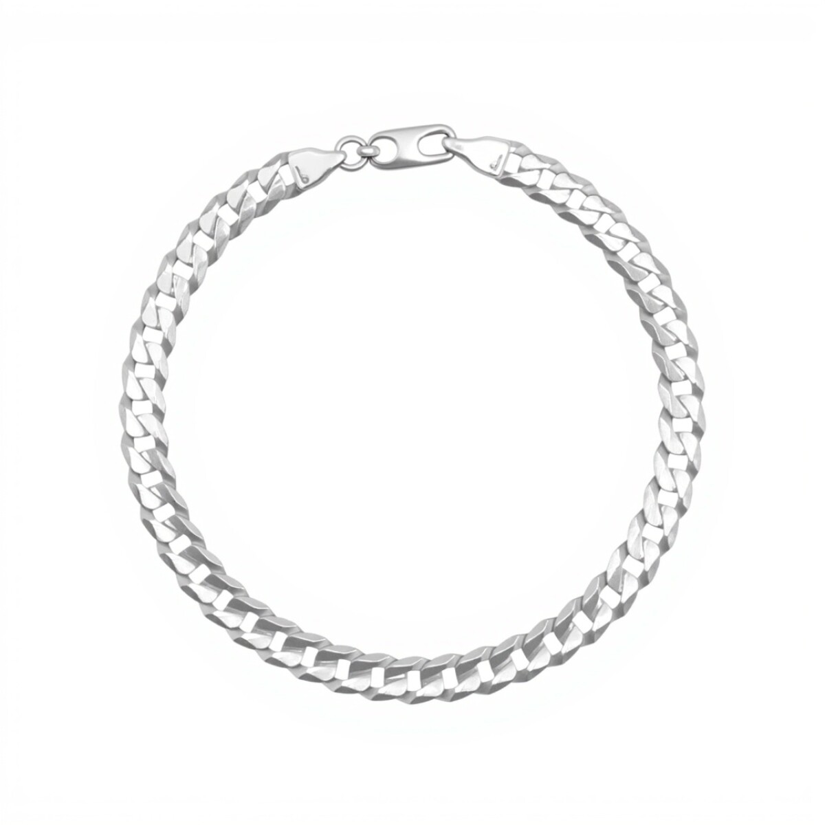 Pulsera cubana - Plata 925 - Sin piedra - PU3842 - sinpiedra 