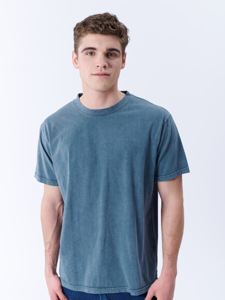 Remera Lavada Verde