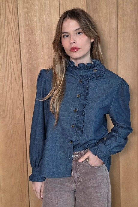 Camisa Amelie Denim Azul