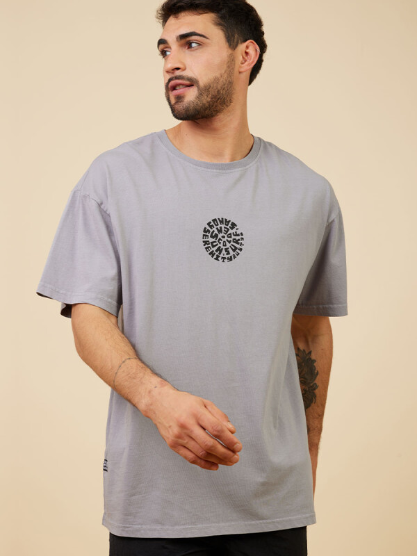 T-SHIRT GAIMAN RUSTY Gris Claro