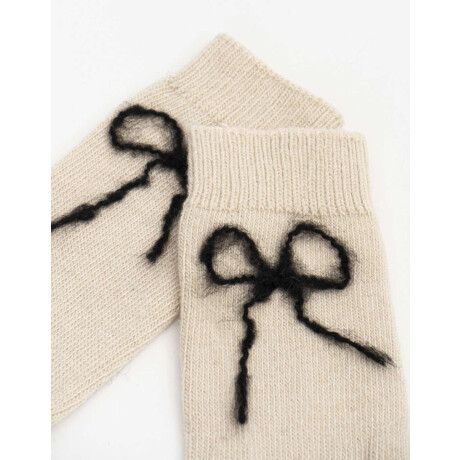 Medias Moño Combinacion Bicolor