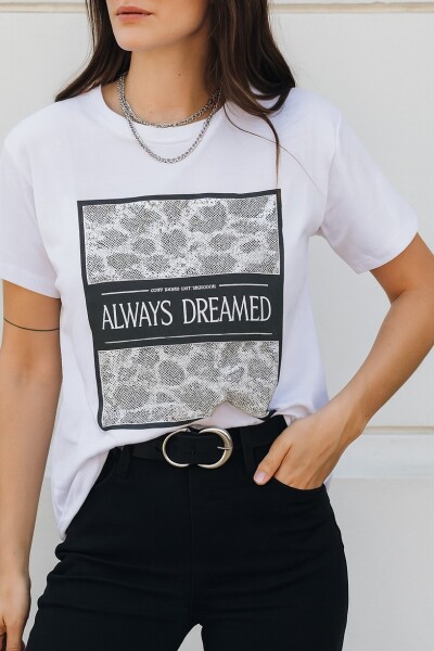 Remera Pantera Blanco