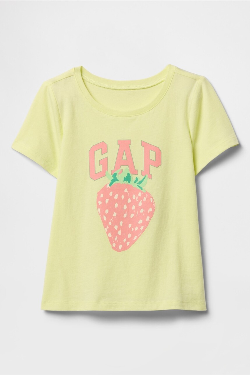 Remera Gráfico Toddler Niña Citron