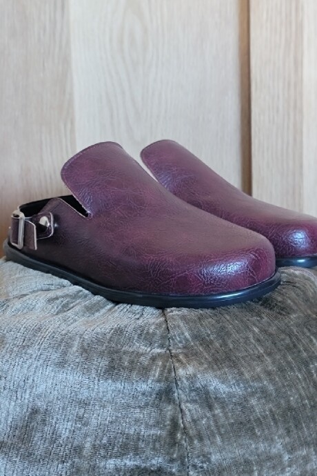 Zuecos Emilia Bordeaux
