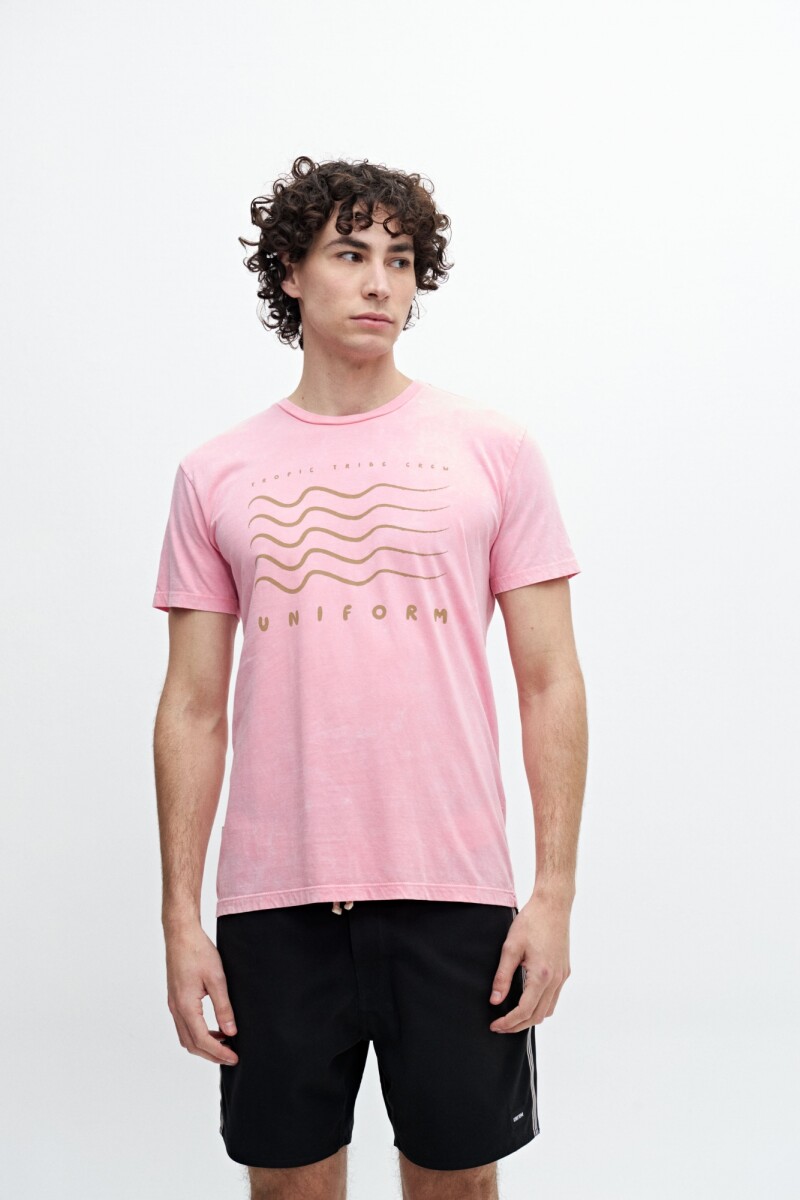 Remera Abdel - Rosado 