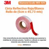 CINTA REFLECTIVA ROJO/BLANCO (5 CM X 45,73 MTS) - 3M CINTA REFLECTIVA ROJO/BLANCO (5 CM X 45,73 MTS) - 3M